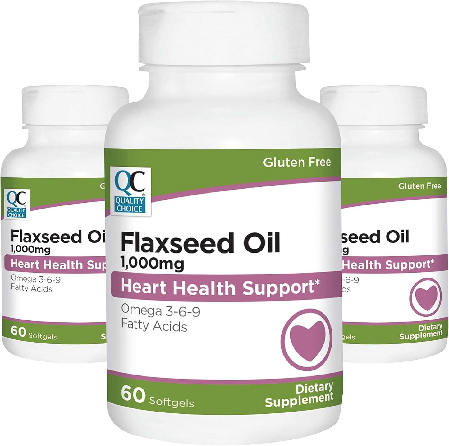 Premium Flaxseed Oil Softgels - 1,000 mg High Quality Supplement