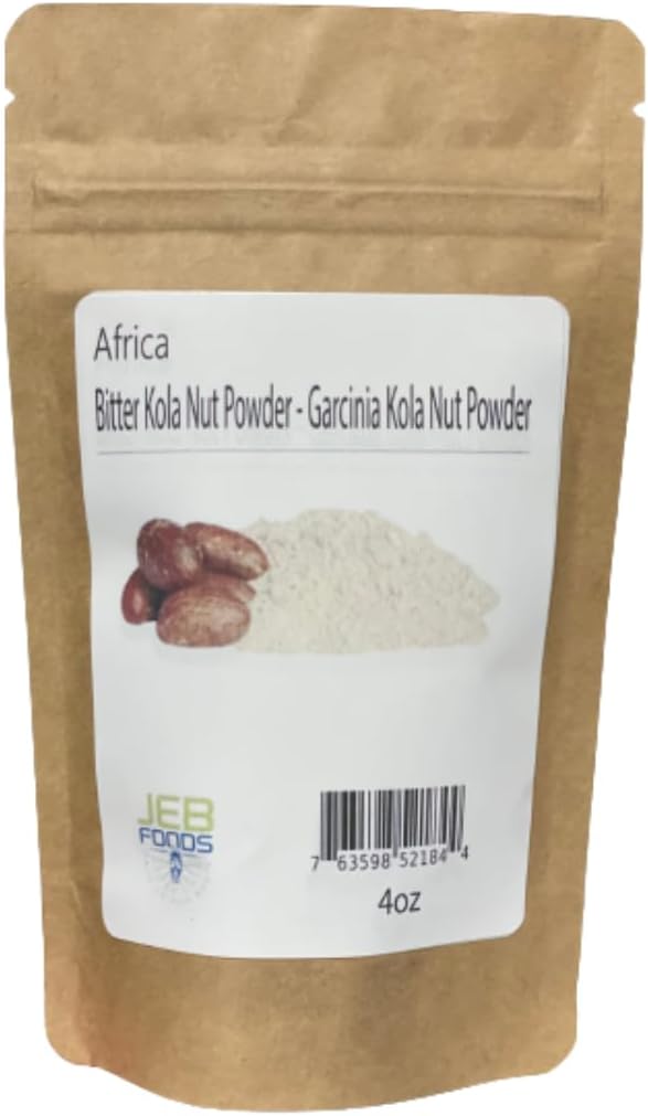 Premium Garcinia Kola Powder - African Bitter Kola Nut Powder for Wellness Support and Culinary Use