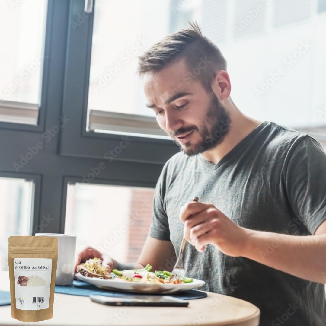 Premium Garcinia Kola Powder - African Bitter Kola Nut Powder for Wellness Support and Culinary Use