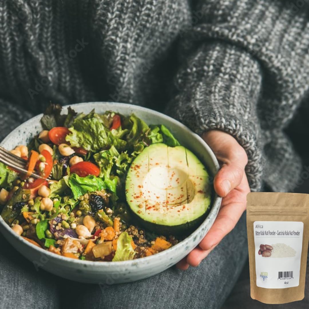 Premium Garcinia Kola Powder - African Bitter Kola Nut Powder for Wellness Support and Culinary Use