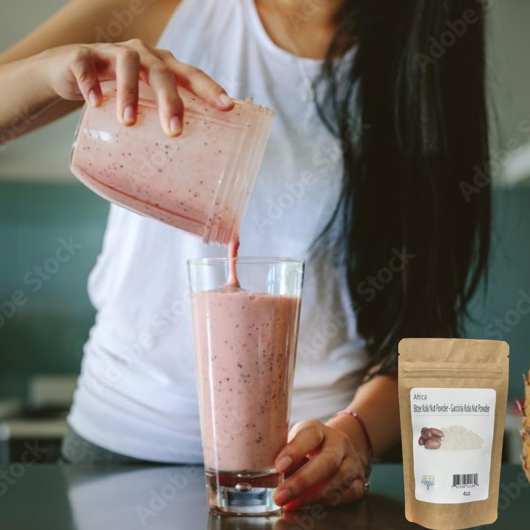 Premium Garcinia Kola Powder - African Bitter Kola Nut Powder for Wellness Support and Culinary Use