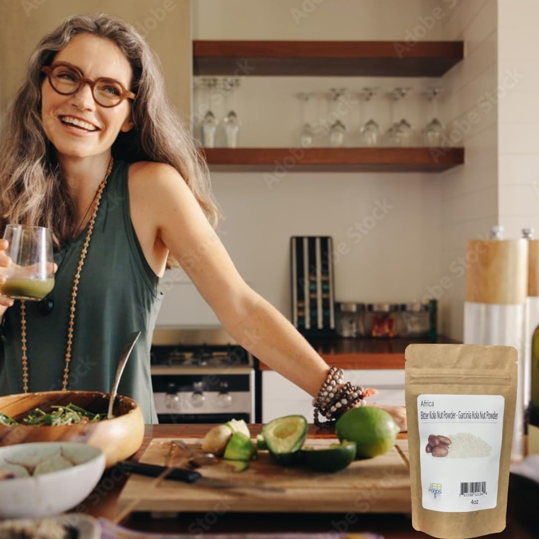 Premium Garcinia Kola Powder - African Bitter Kola Nut Powder for Wellness Support and Culinary Use