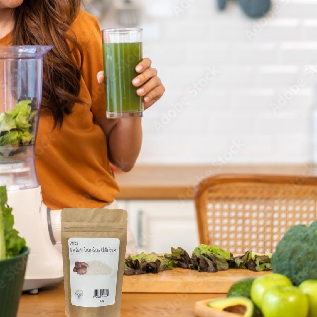 Premium Garcinia Kola Powder - African Bitter Kola Nut Powder for Wellness Support and Culinary Use