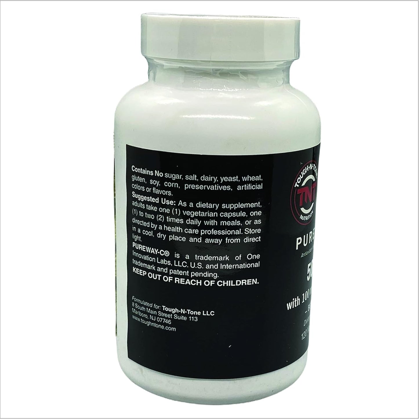 Premium Grade PureWay-C® Vitamin C Capsules - 500mg, Vegetarian Friendly