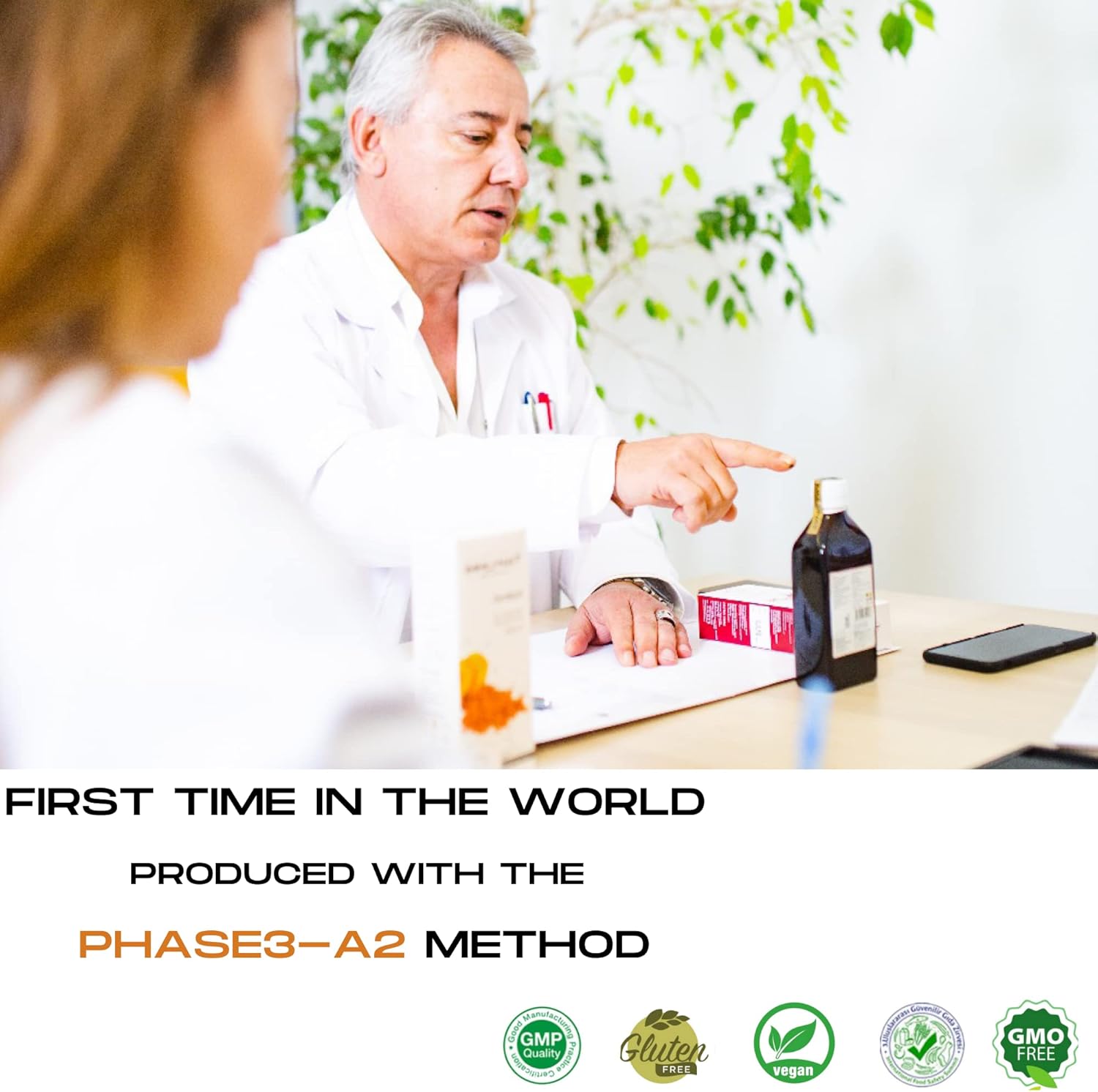 Premium Immune Support: Turmeric Curcumin-P53 Liquid Extract 8.5oz - Enhanced Absorption Herbal Supplement