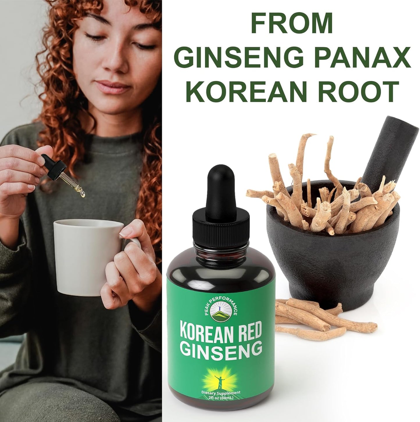 Premium Korean Red Ginseng Liquid Drops for Energy, Stamina, and Focus - Vegan Nootropic Herbal Supplement - BoostGo Australia