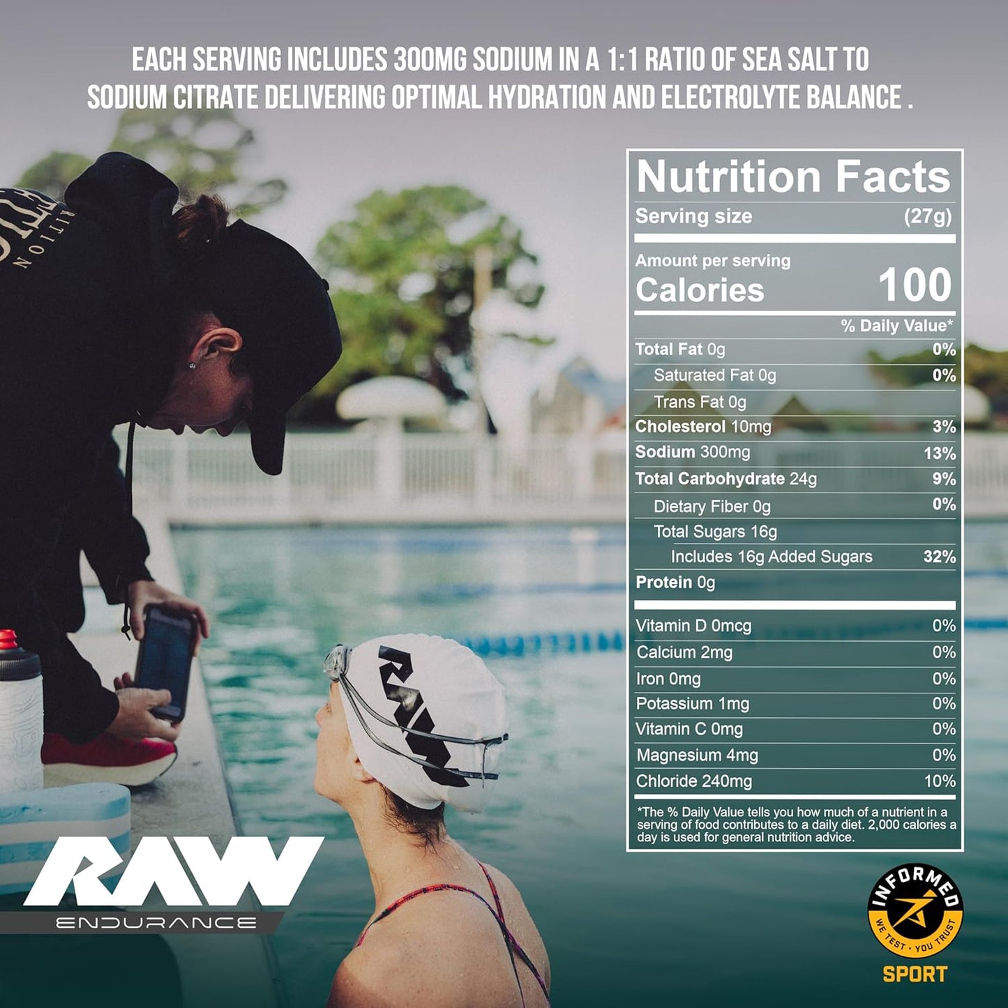 Premium Lemon Lime Endurance Supplement Powder for Peak Performance - 60 Servings, Hydration & Stamina Boost with 24g Carbs & 300mg Sodium - Ideal for Workouts, Training, Competition