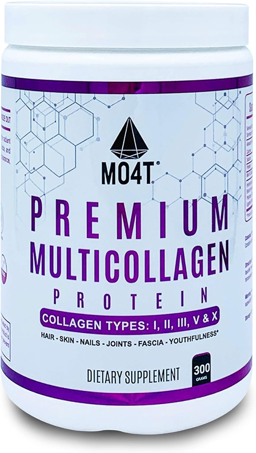 Premium Multi Collagen Powder for MOMOF4TRANSFORM - Type 1, 2, 3, 5, 10 - Sugar-Free, Keto-Friendly - 10.58 Oz