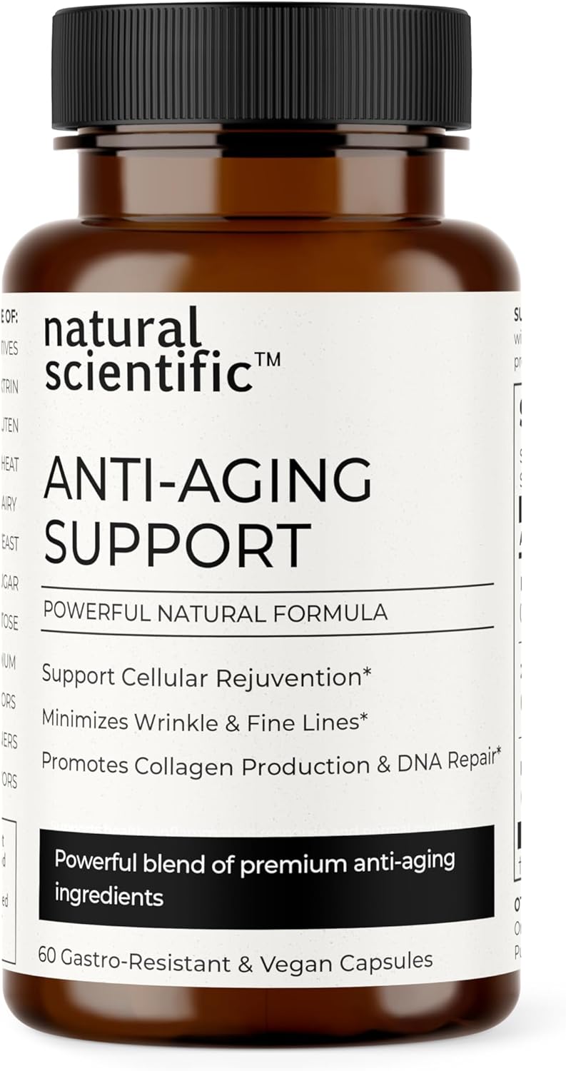 Premium Natural Anti-Aging Supplement with Trans-Resveratrol, CoQ10, EGCG, and Icariin for Men and Women