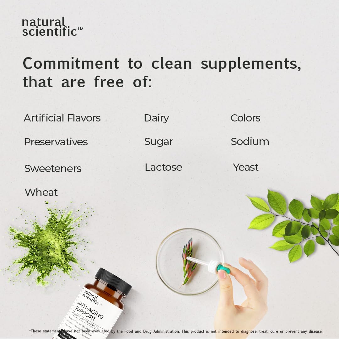 Premium Natural Anti-Aging Supplement with Trans-Resveratrol, CoQ10, EGCG, and Icariin for Men and Women