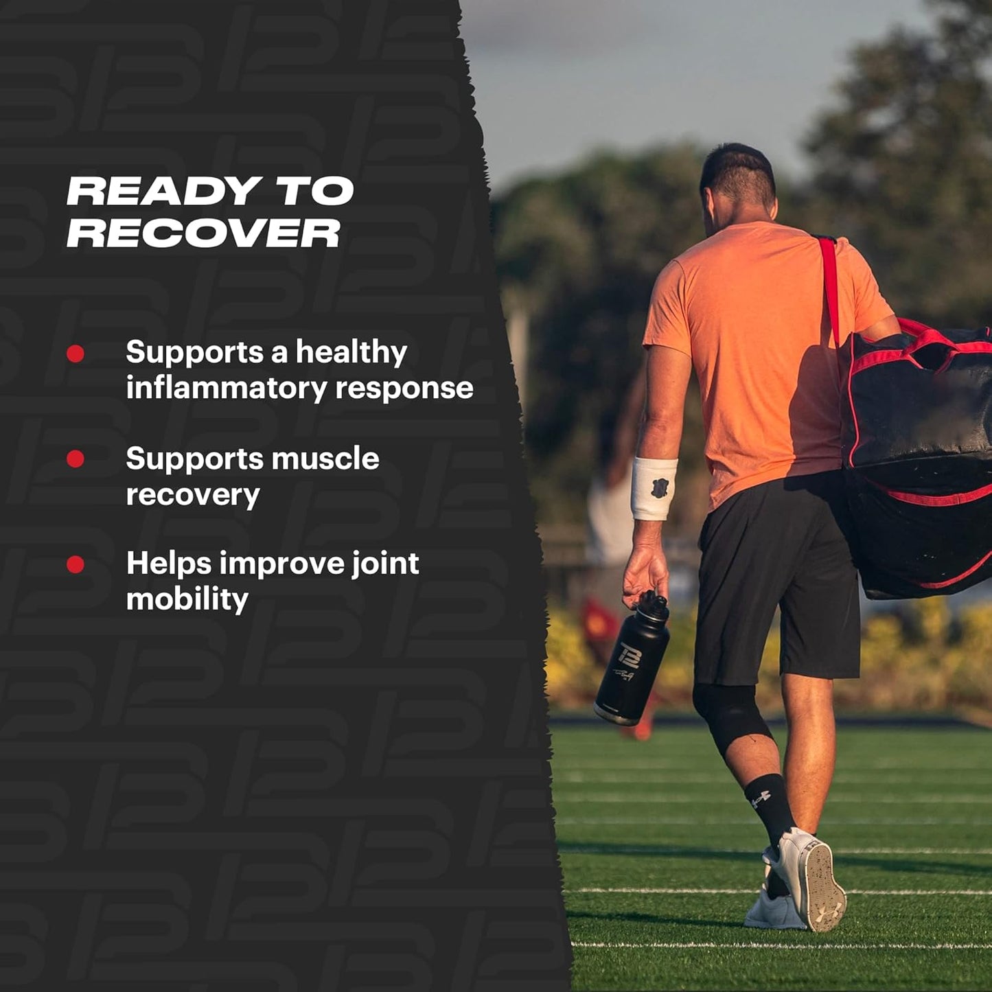 Premium Natural Recovery Supplement for Muscle & Joint Health with Tart Cherry, Egg Membrane, Curcumin, and Boswellia
