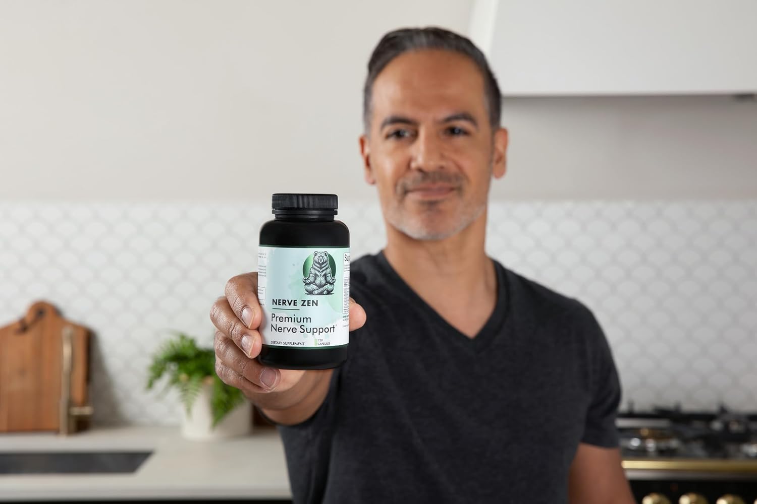 Premium Nerve Support Supplement with Coenzyme Q10, Vitamin B Complex, and Alpha Lipoic Acid - 120 Capsules