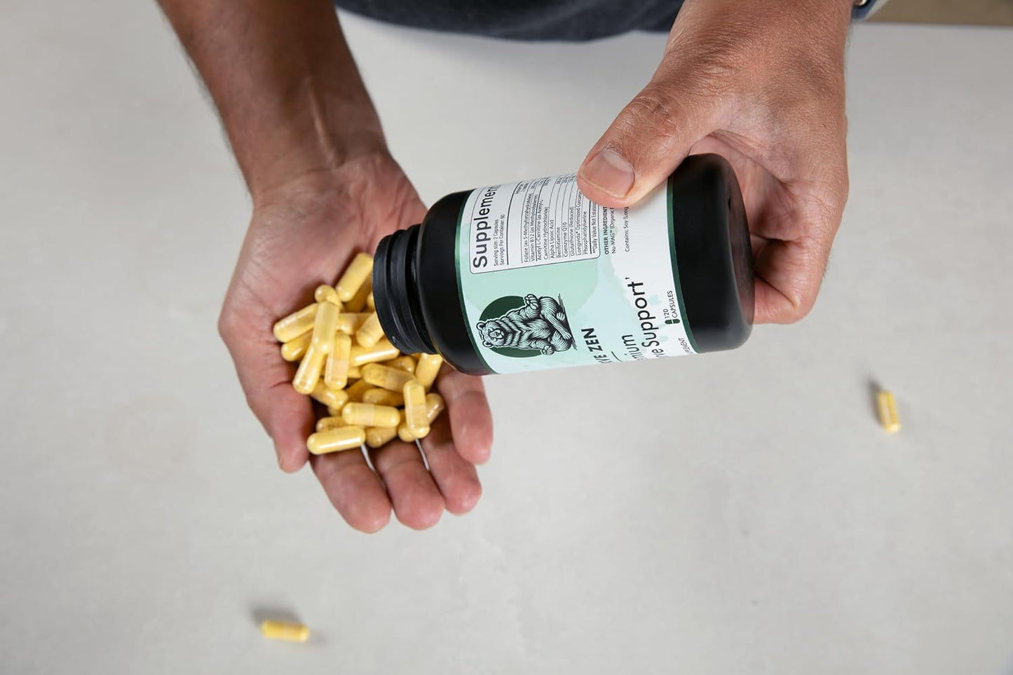 Premium Nerve Support Supplement with Coenzyme Q10, Vitamin B Complex, and Alpha Lipoic Acid - 120 Capsules