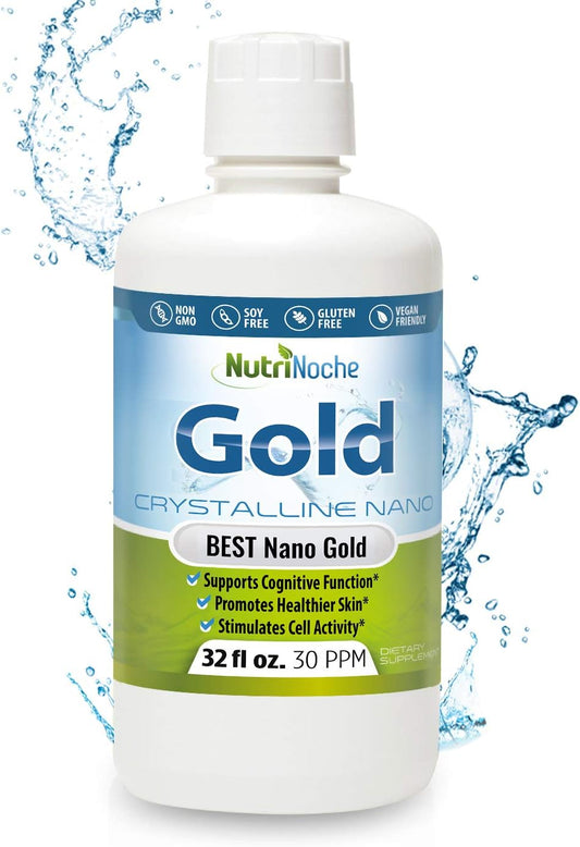 Premium Nutrinoche Colloidal Gold Mineral Supplement - 30 PPM - Boost Your Health with Colloidal Minerals
