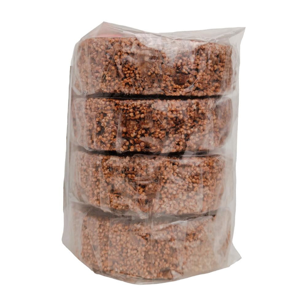 Premium Oaxacan Amaranth Bar with Chocolate and Corn Flakes - Gluten-Free Superfood Snack (8.4 oz, 4 Pack)