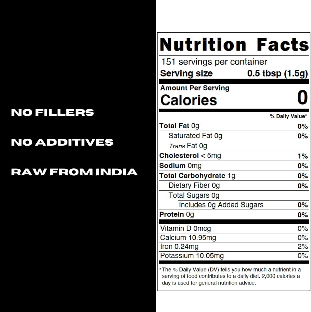 Premium Organic Ashwagandha Powder from India | 8.01 oz | USDA Certified | Non-GMO | Stress Relief & Immune Support | 150 Servings