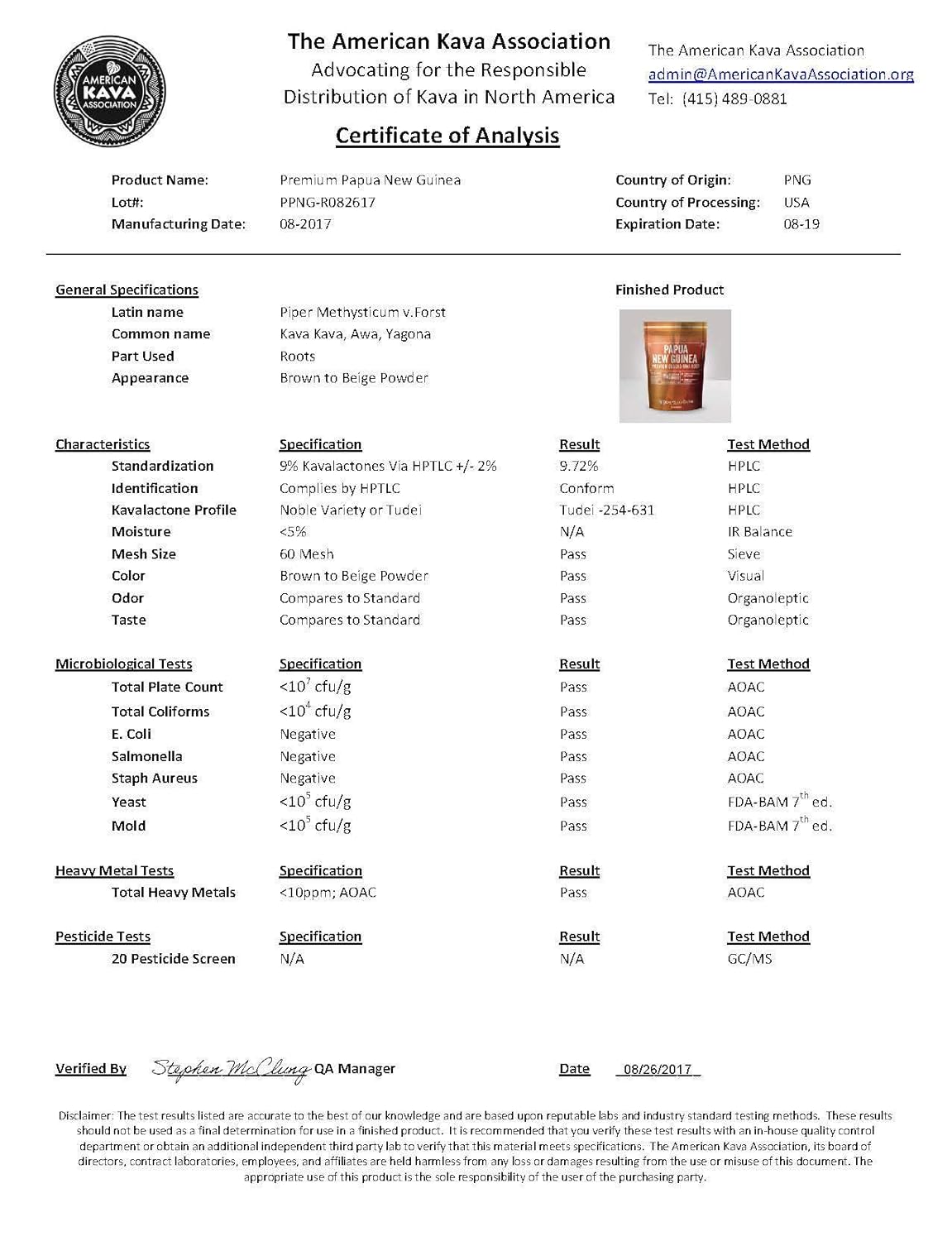 Premium Papua New Guinea Kava Powder - Half Pound of Root of Happiness