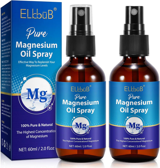 Premium Pure Magnesium Oil Spray - Natural Topical Solution for Relaxation, Absorbs Easily on Feet and Body