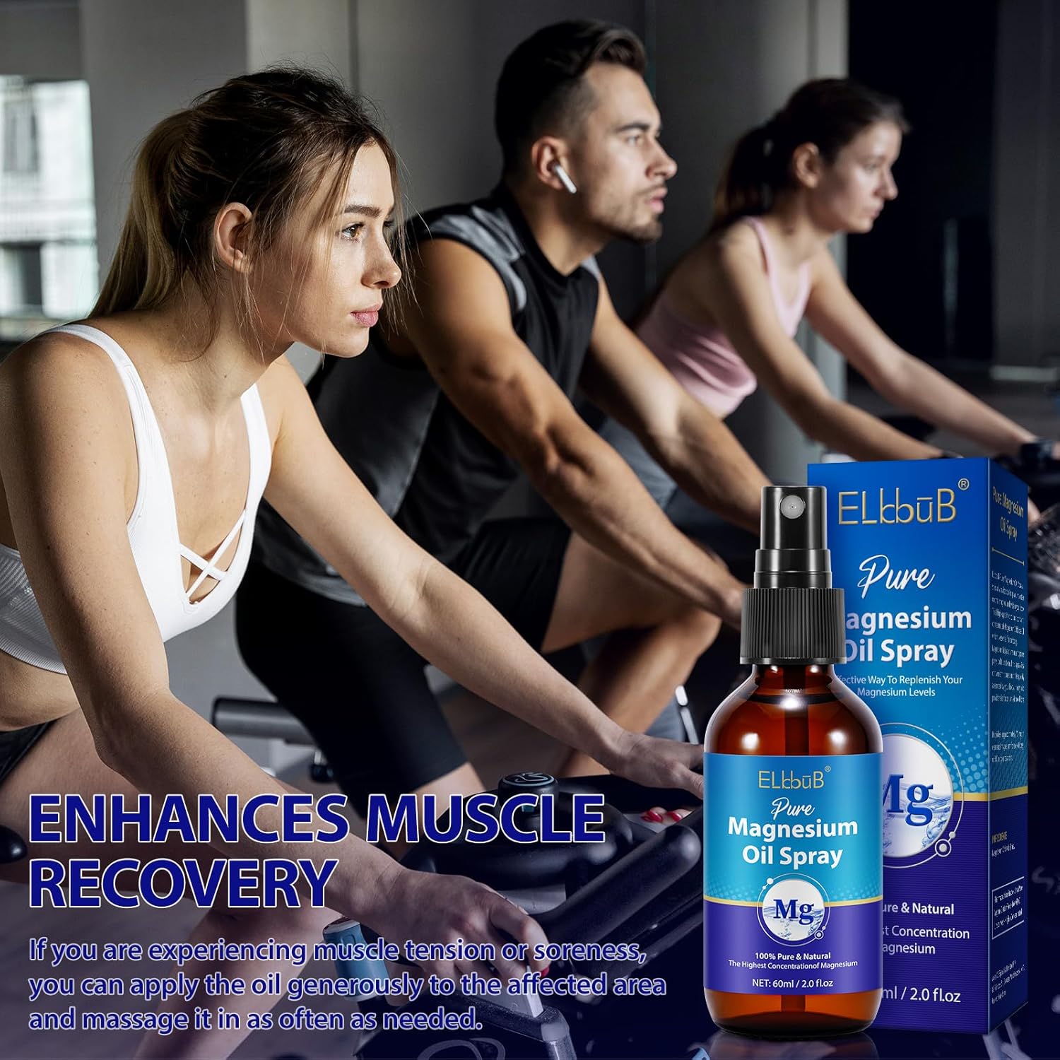 Premium Pure Magnesium Oil Spray - Natural Topical Solution for Relaxation, Absorbs Easily on Feet and Body