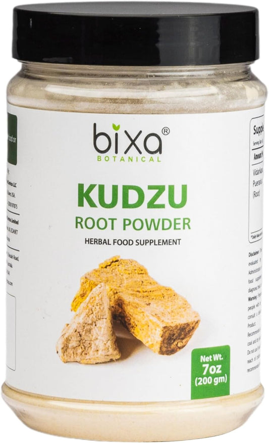 Premium Quality Indian Kudzu Root Powder for Muscle Mass, Strength, & Weight Gain - 7 Oz (200g)