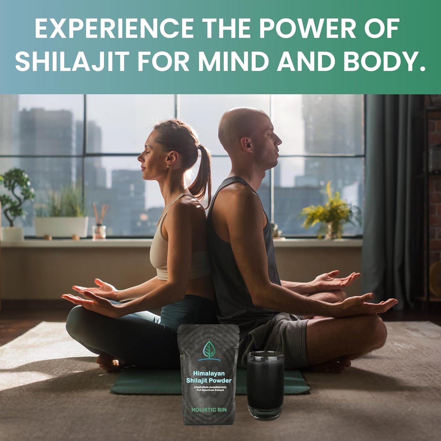 Premium Raw Himalayan Shilajit Powder Extract - Rich in Fulvic Acid & Trace Minerals - Holistic Supplement for Energy & Wellness - 25 Servings