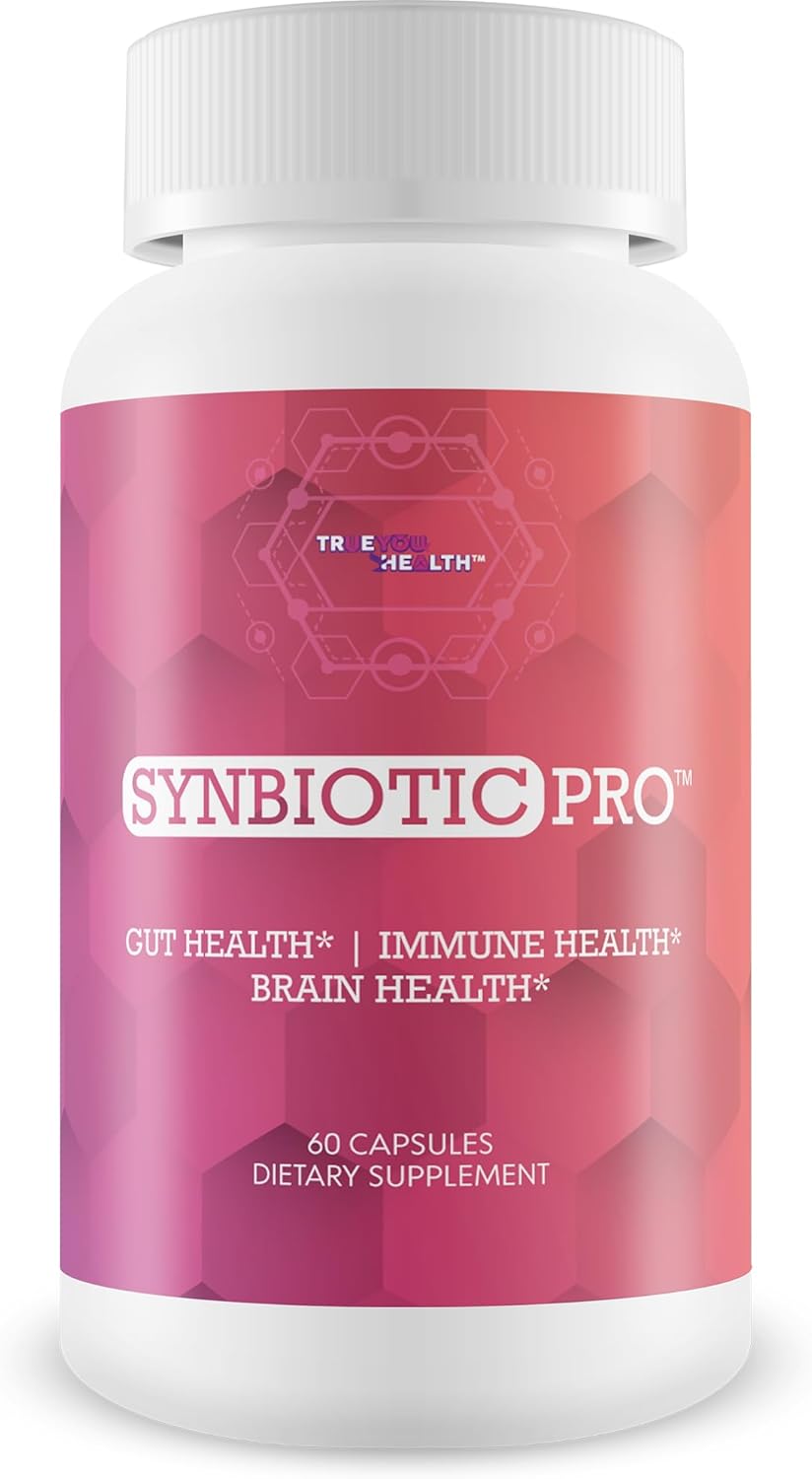 Premium Synbiotic Probiotic & Prebiotic Blend for Gut Health & Immune Support - True You Health Synbiotic Pro