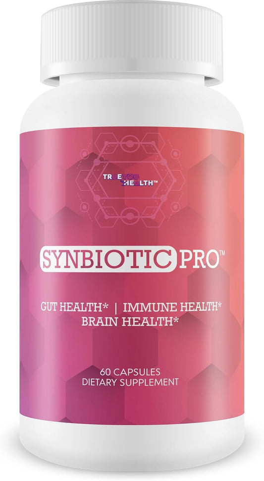 Premium Synbiotic Probiotic & Prebiotic Blend for Gut Health & Immune Support - True You Health Synbiotic Pro