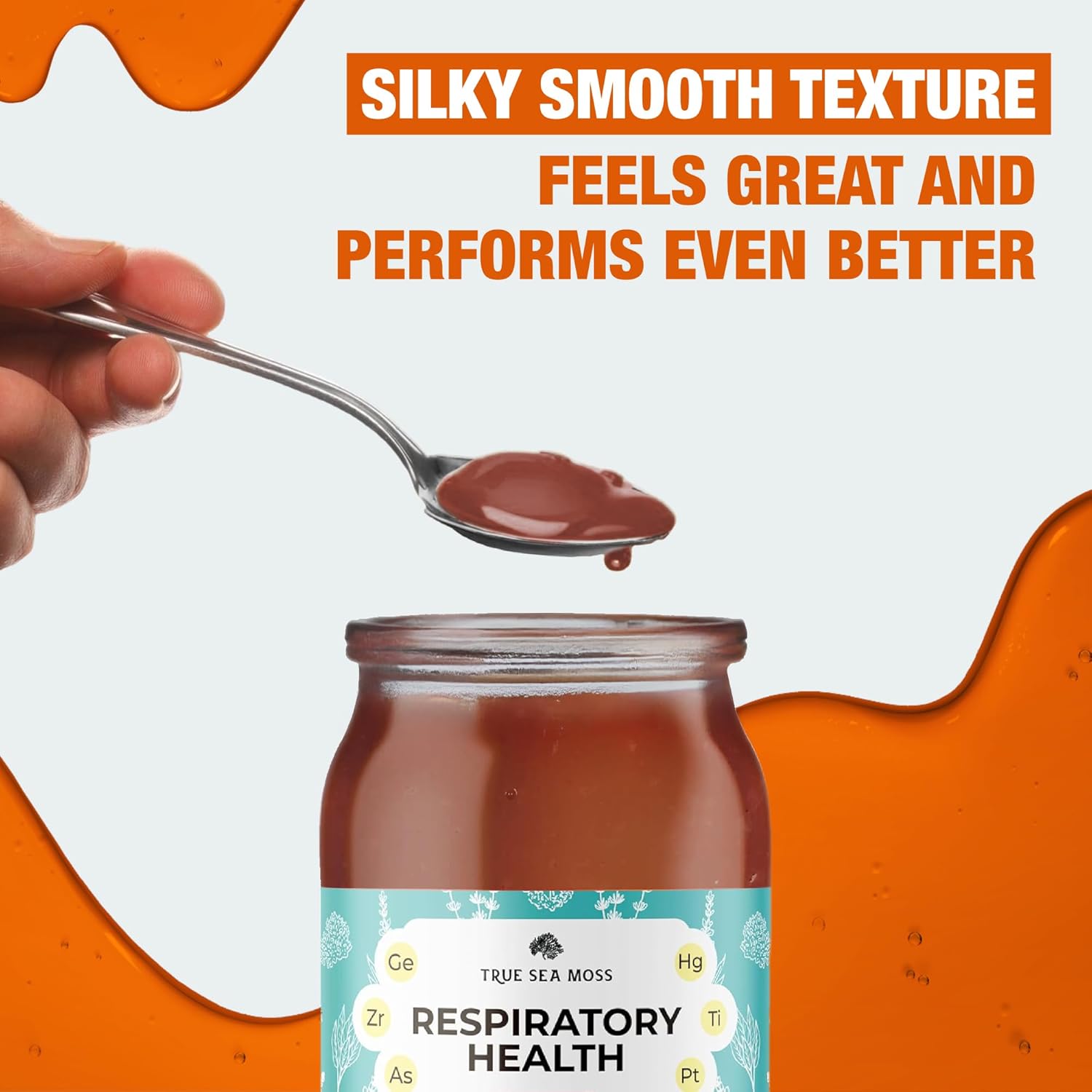 Premium TrueSeaMoss Gel for Respiratory Health - 5+ Fruit Flavors - Vegan-Friendly Supplement with Sea Moss, Potassium, Vitamins, and Minerals - Made in USA - Strawberry Flavor, Pack of 1
