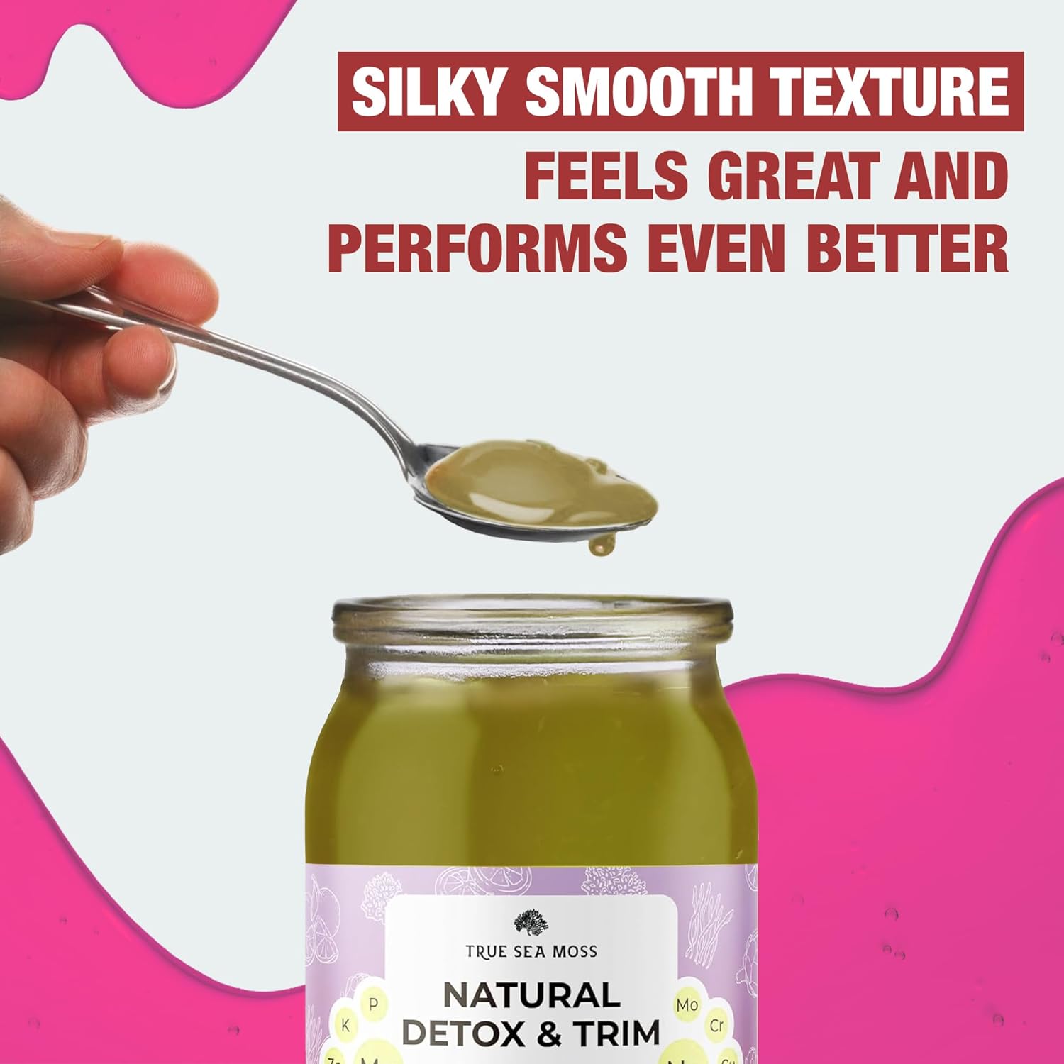 Premium TrueSeaMoss Pro-Line Gel - Natural Detox & Weight Management - 5 Delicious Flavors - Fruit Gel Infused with Sea Moss & Potassium - Vegan Supplement - USA-Made (Mango/Pineapple, 1 Pack)