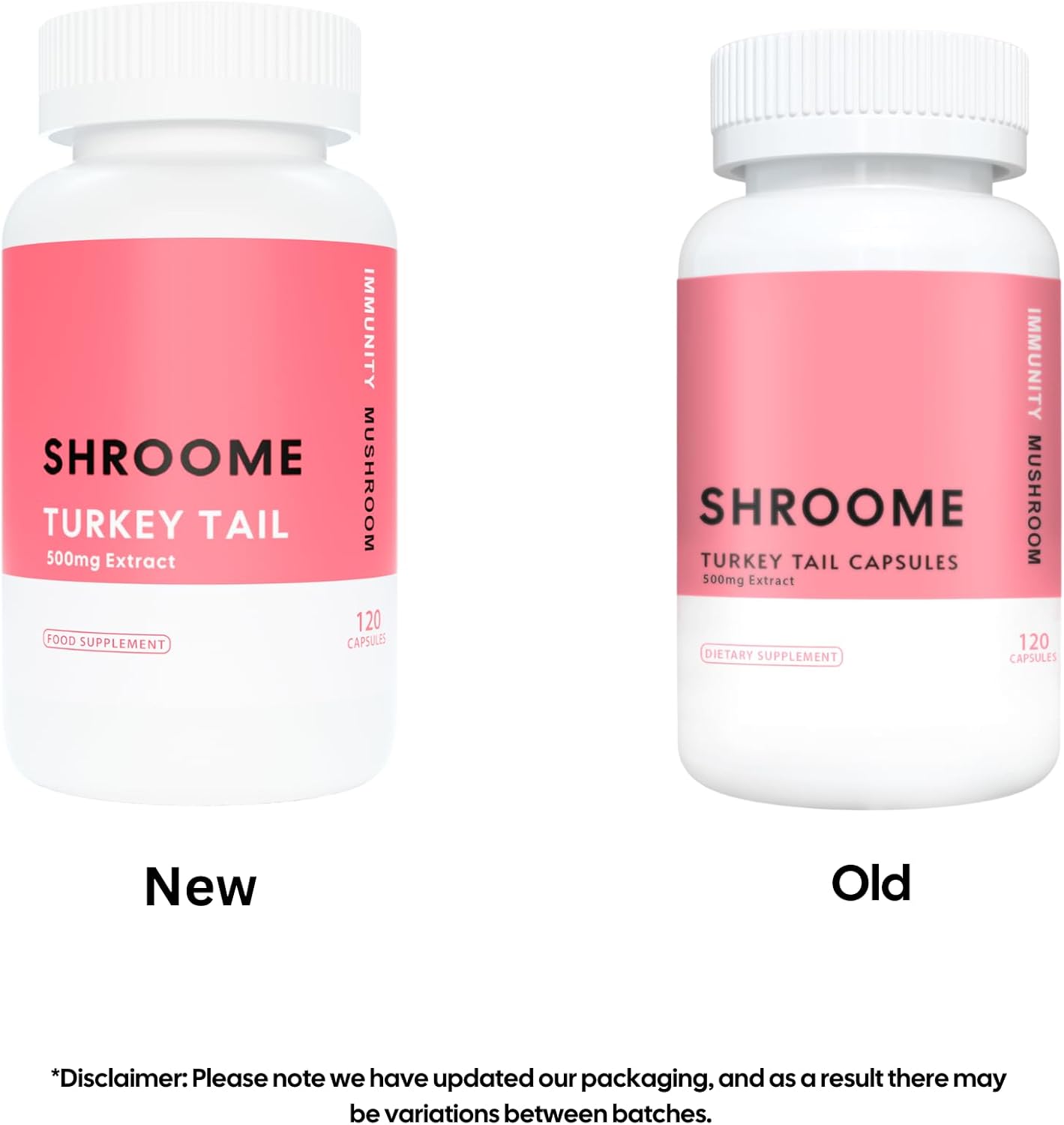 Premium Turkey Tail Mushroom Capsules | 120 Capsules | High Strength Beta Glucans | Vegan Supplement | 100% Fruiting Bodies | No Additives