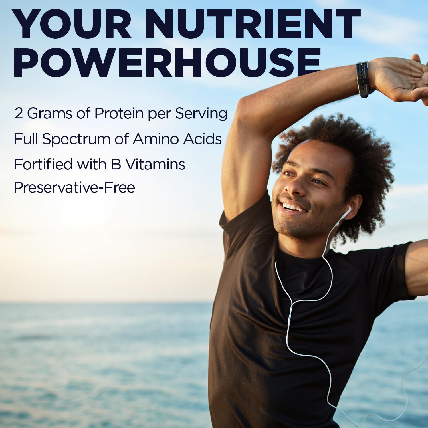 Premium Unsweetened Vegan Nutritional Yeast Powder with B6, B12, and Folic Acid - Gluten Free, Non-GMO, 6.3oz - 20 Servings