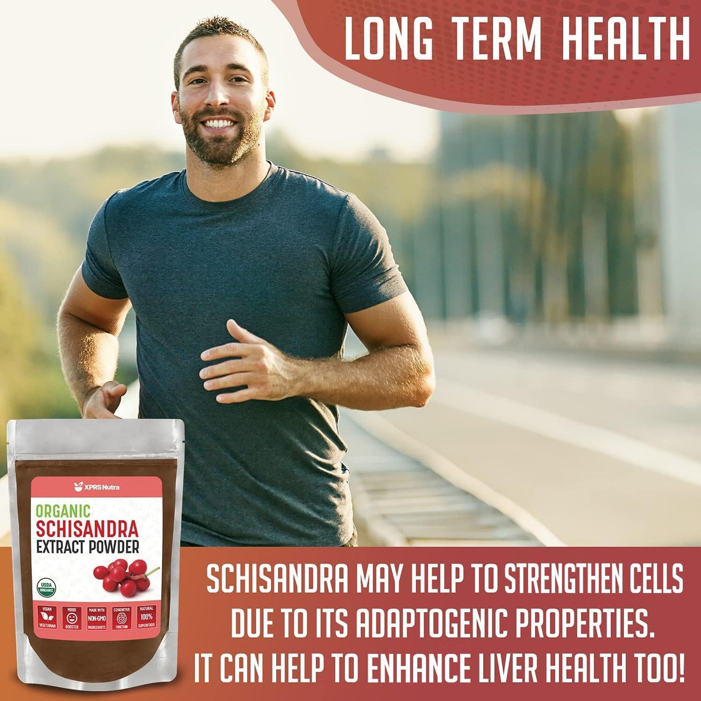 Premium USDA Organic Schisandra Berry Powder Extract for Cognition and Immunity - Vegan Superfood (16 oz)