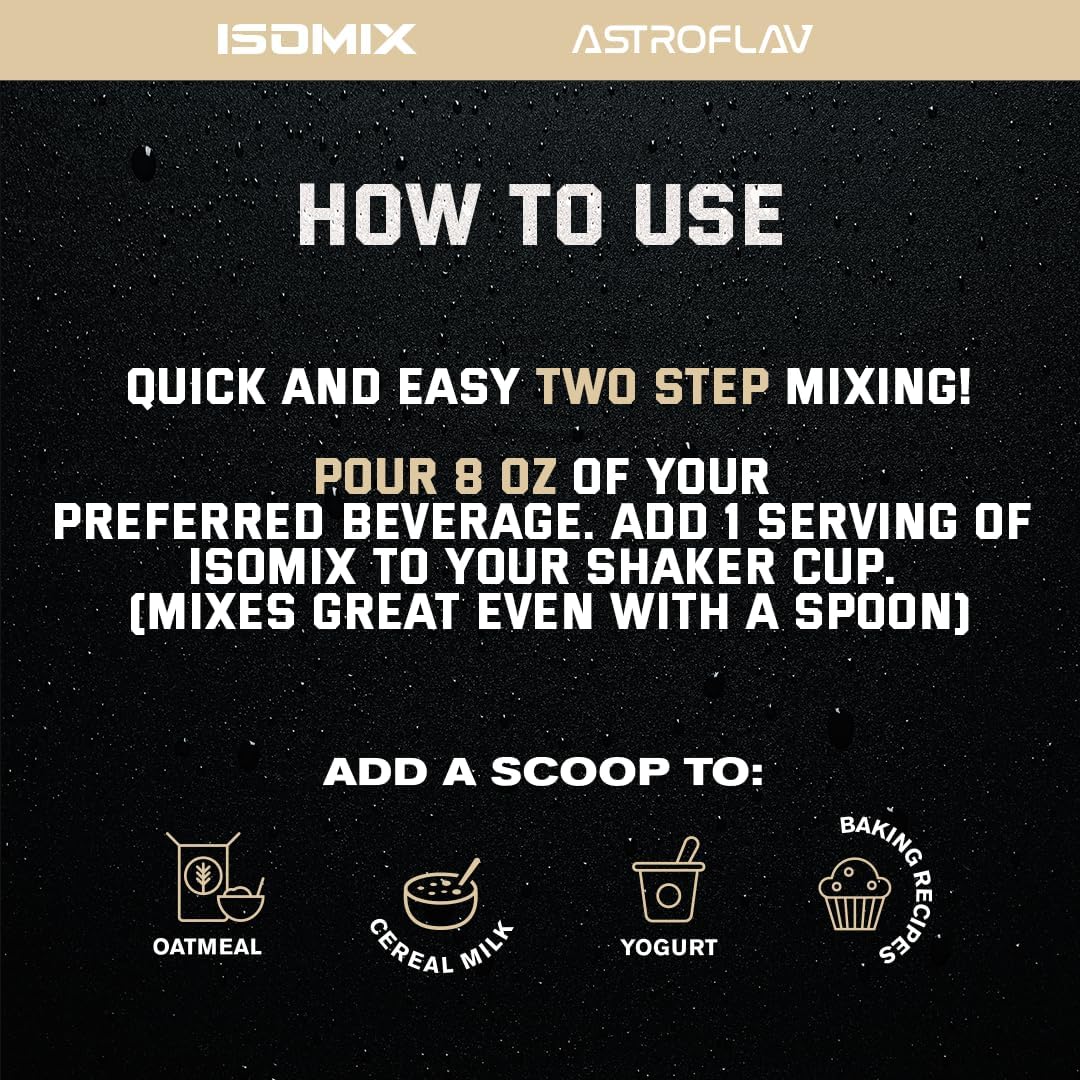 Premium Vanilla Whey Protein Isolate Powder – 24g Protein, 0g Sugar, Low-Carb, 6.5g BCAA + 13.4g EAA for Muscle Recovery & Growth