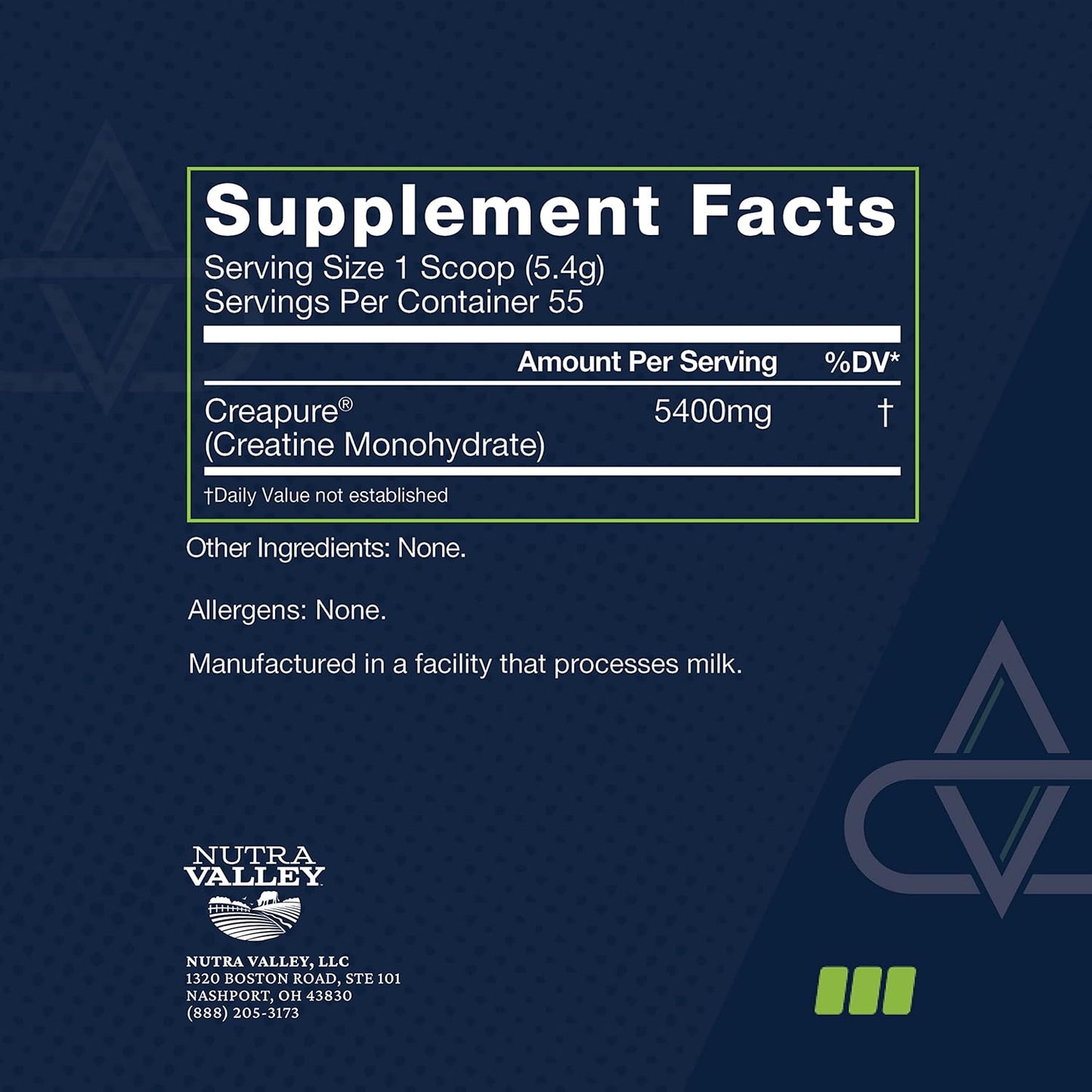 Premium Vegan Keto Gluten-Free Unflavored Creapure Creatine Monohydrate Powder - 300g