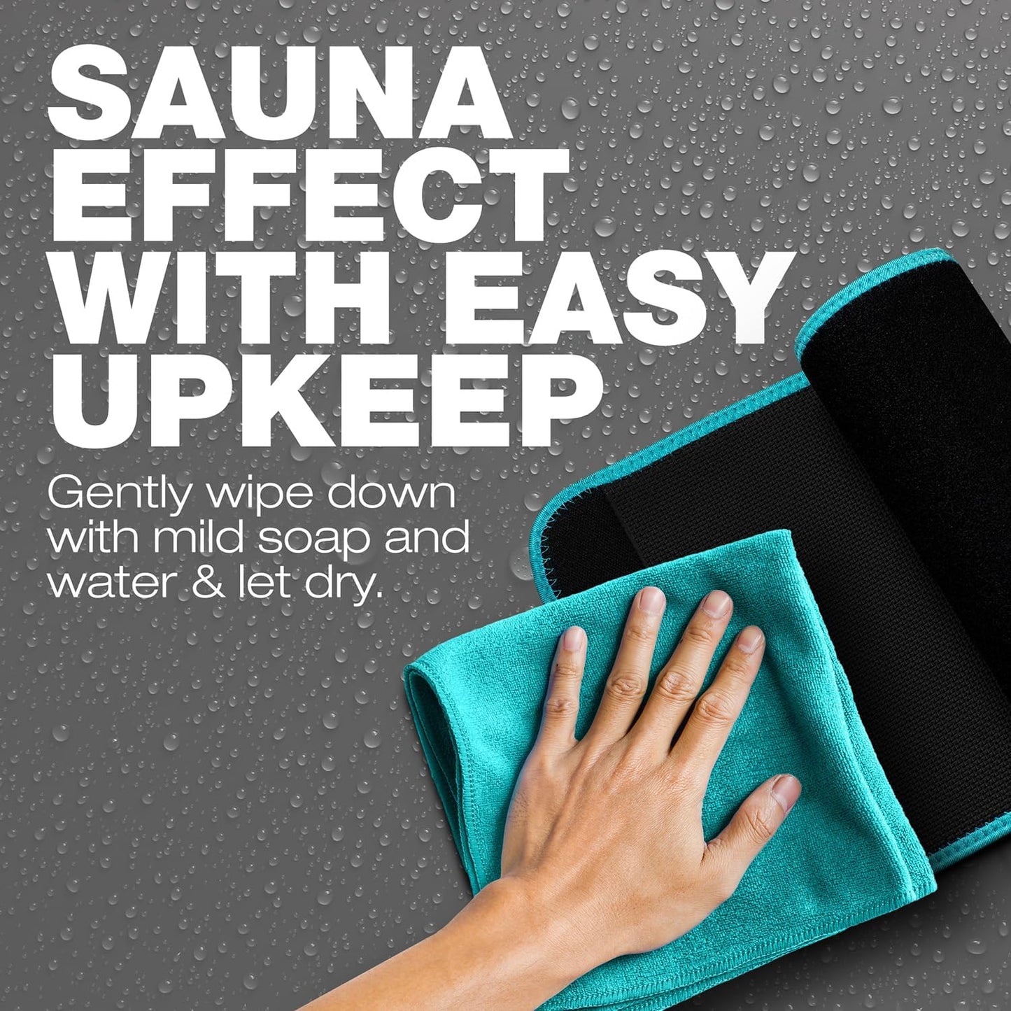 Premium Waist Trimmer Belt for Men and Women - Adjustable Sweat-Enhancing Slimming Wrap for Stomach Training