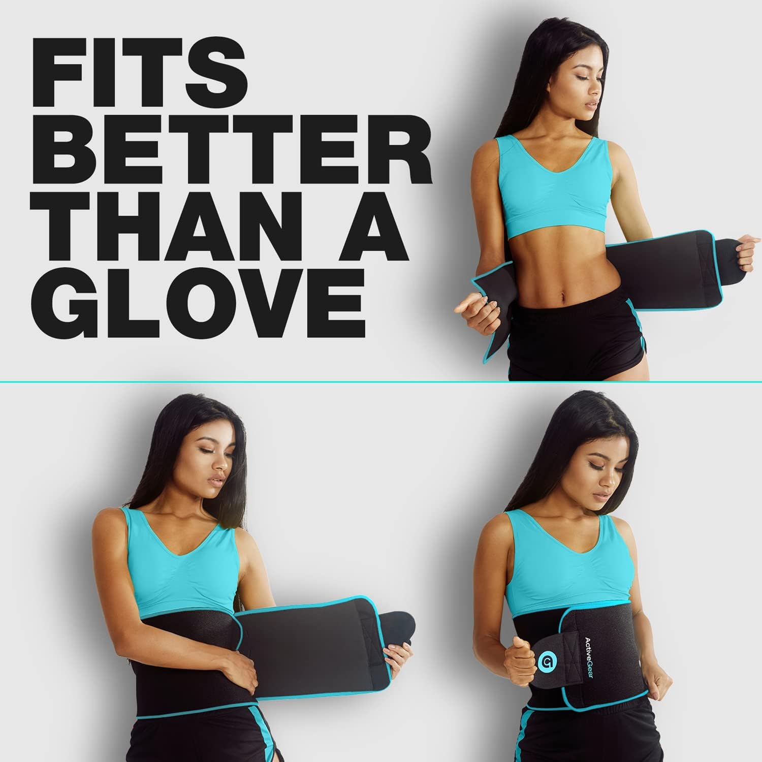 Premium Waist Trimmer Belt for Men and Women - Adjustable Sweat-Enhancing Slimming Wrap for Stomach Training