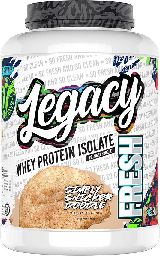 Premium Whey Protein: Legacy Supplements Simply Snickerdoodle 2lb - 100% Pasture Fed