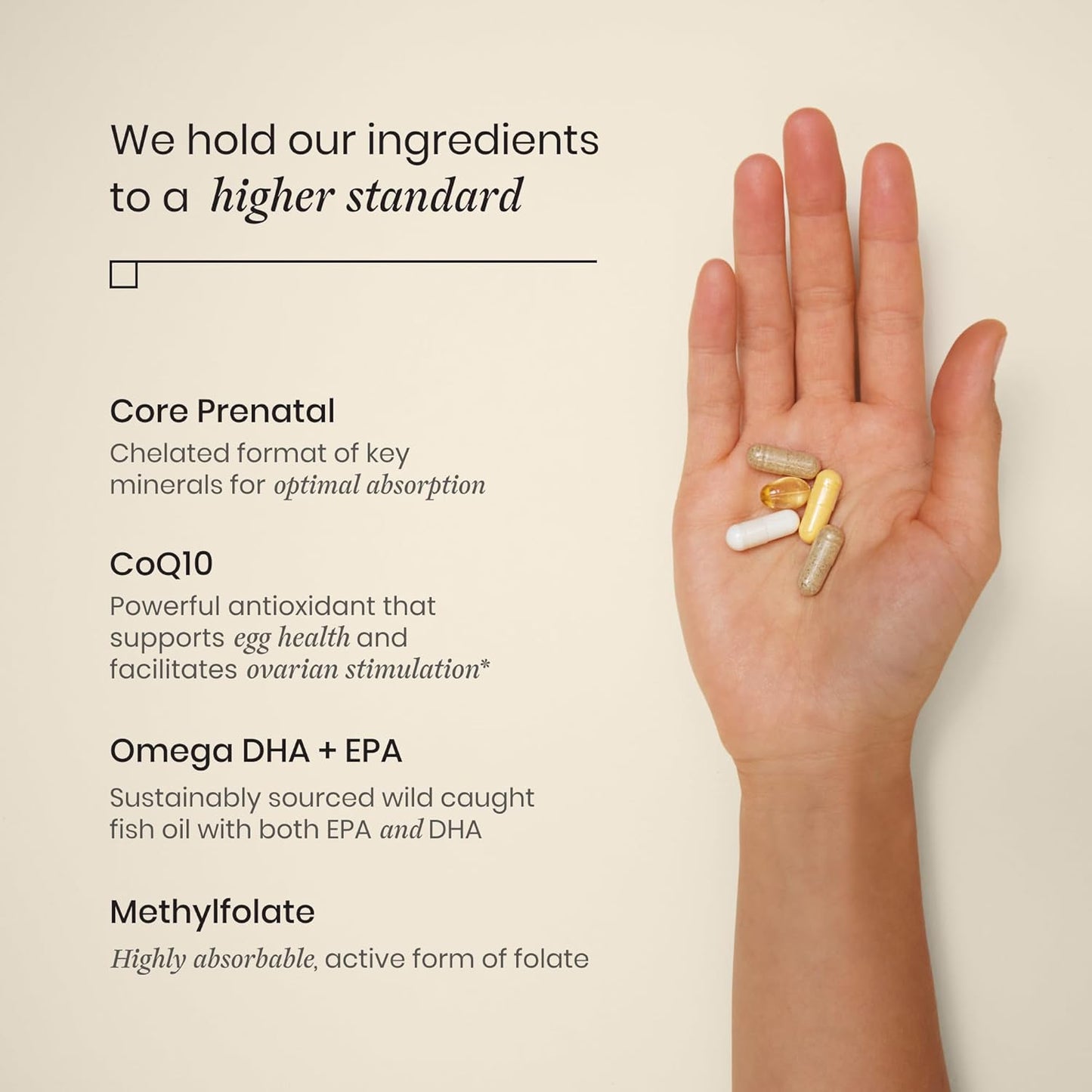 Prenatal DHA Omega 3 Vitamins for Women - Family Planning and Fertility Support Pack - Non-GMO Gluten, Dairy, and Soy-Free - 30 Daily Pill Packs