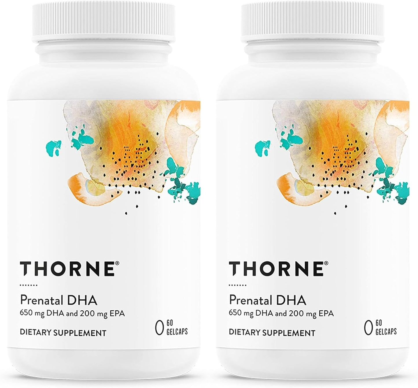 Prenatal DHA with 650mg DHA & 200mg EPA - Promotes Baby's Brain Development - 120 Capsules