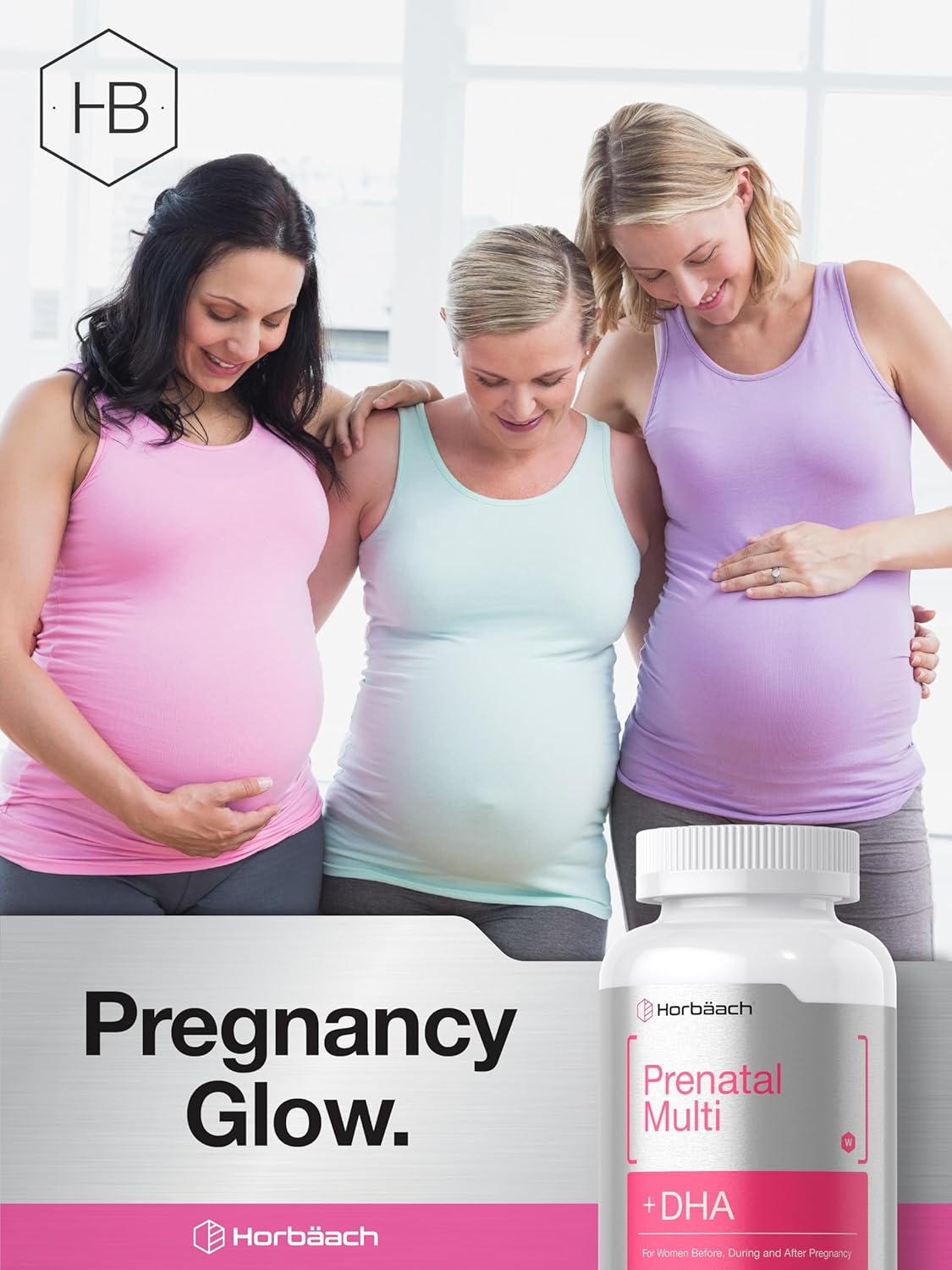 Prenatal Multivitamin for Women with DHA, Iron, and Folic Acid - 70 Softgels, Non-GMO & Gluten Free