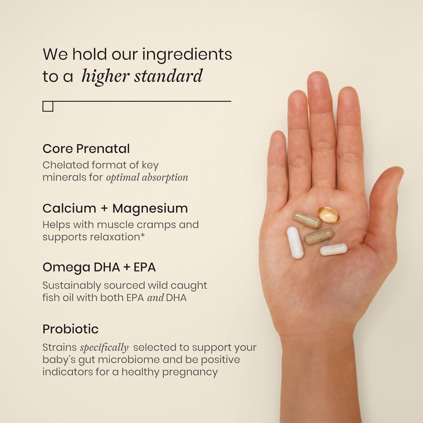 Prenatal Pack for 3rd Trimester - Daily Pregnancy Vitamins with Probiotics, Omega 3 DHA, and Non-GMO Women's Supplements (30 Pills)