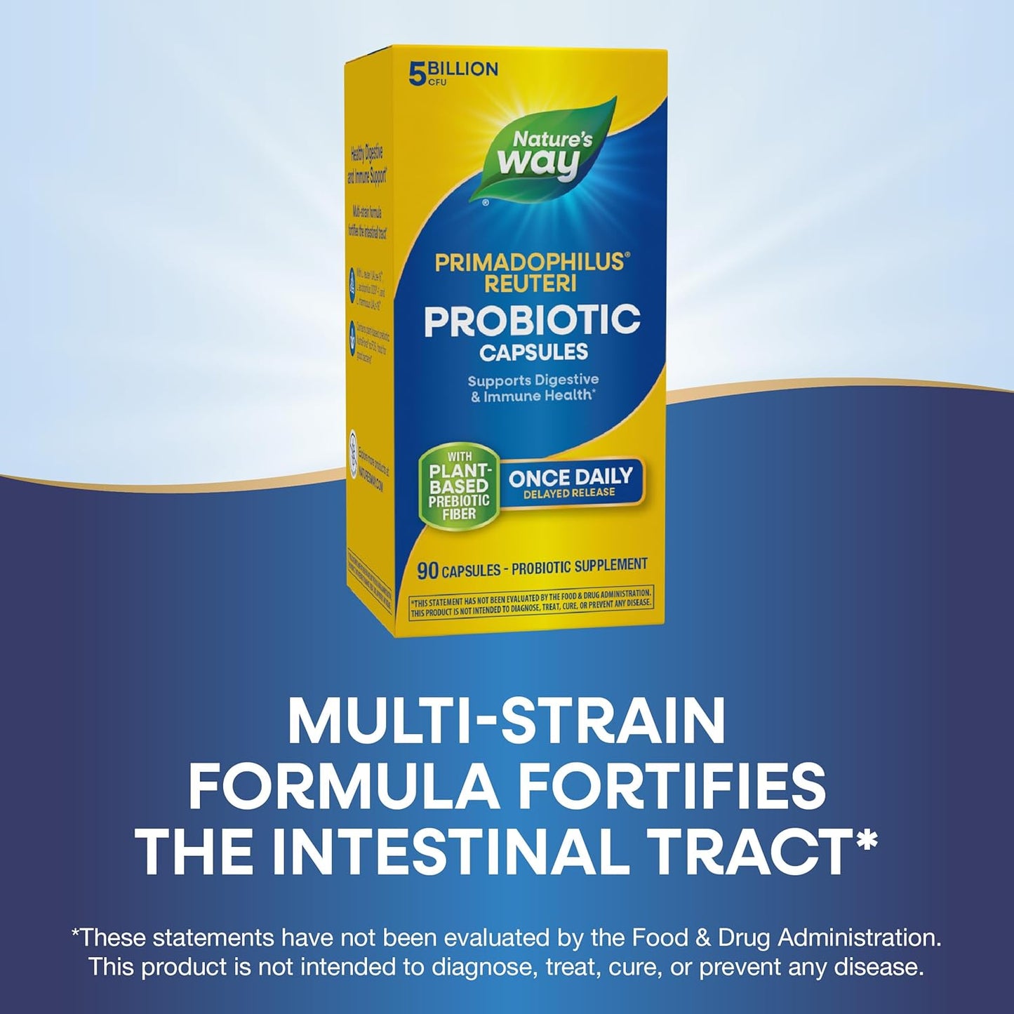 Primadophilus Reuteri Probiotic by Nature's Way - 5 Billion Live Cultures for Digestive and Immune Health - 90 Capsules - BoostGo Australia