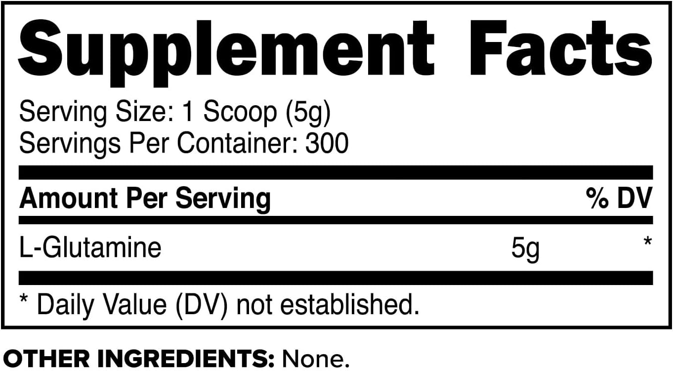 Primaforce L-Glutamine Powder 1500g (1.5 KG) - High-Quality Dietary Supplement