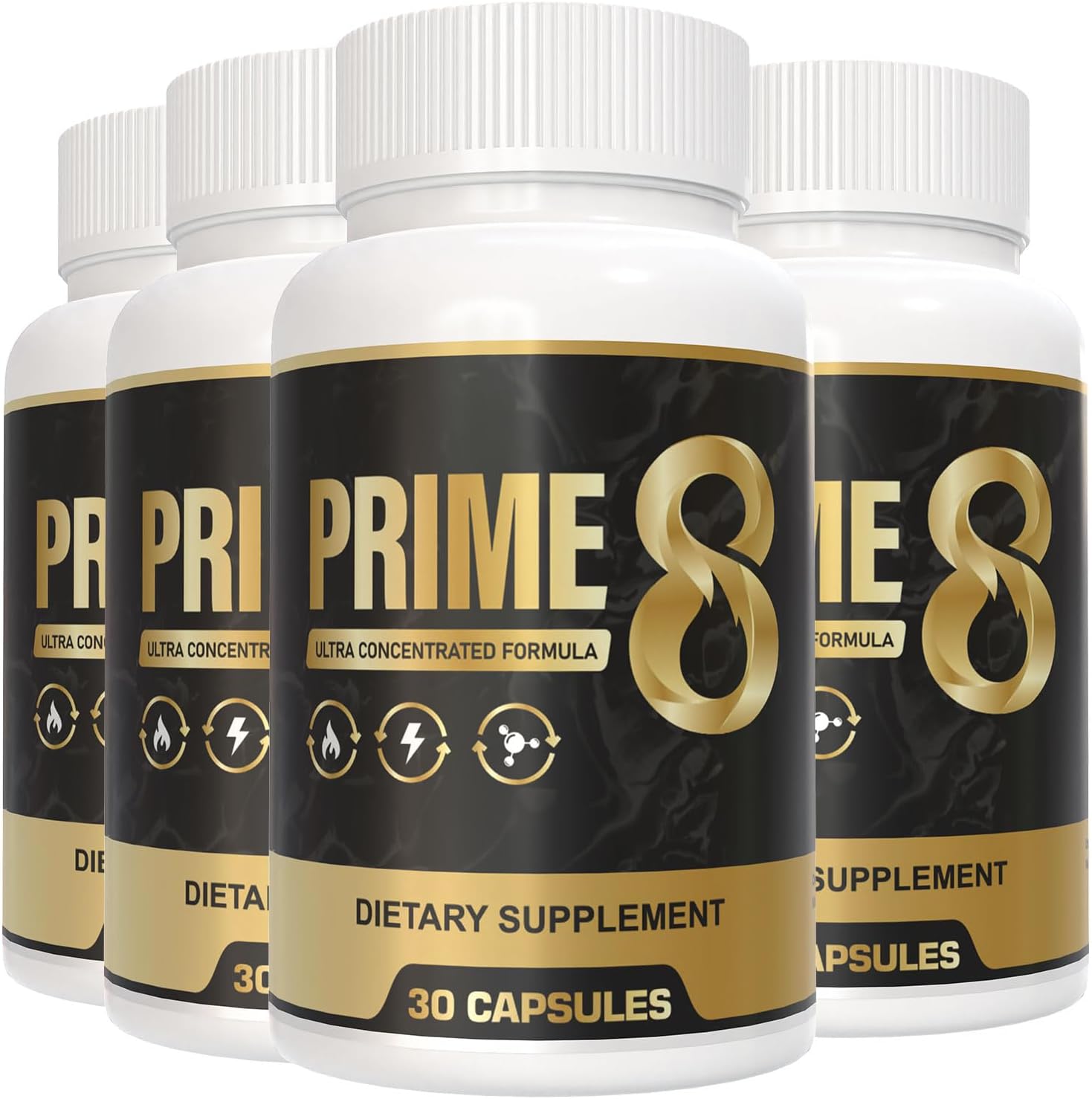 Prime8 Official Formula - 100% Authentic Original (4 Pack) for 120 Days