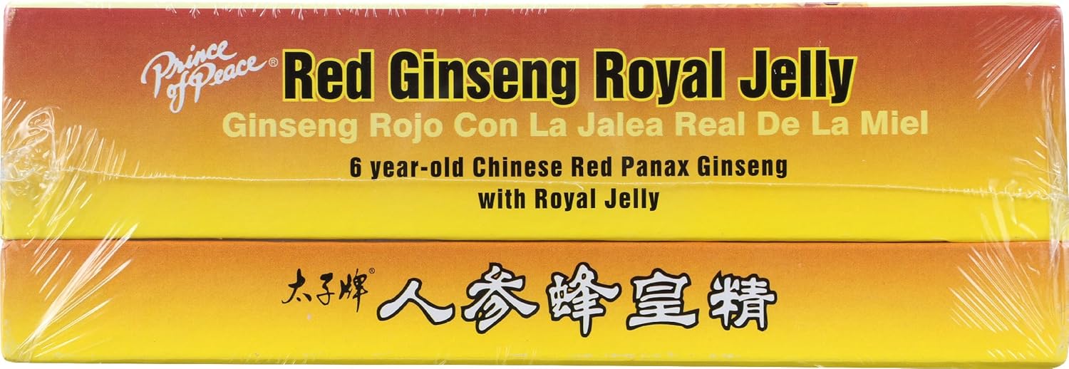 PRINCE OF PEACE Red Ginseng Royal Jelly Liquid Extract, 0.34 Fluid Ounces