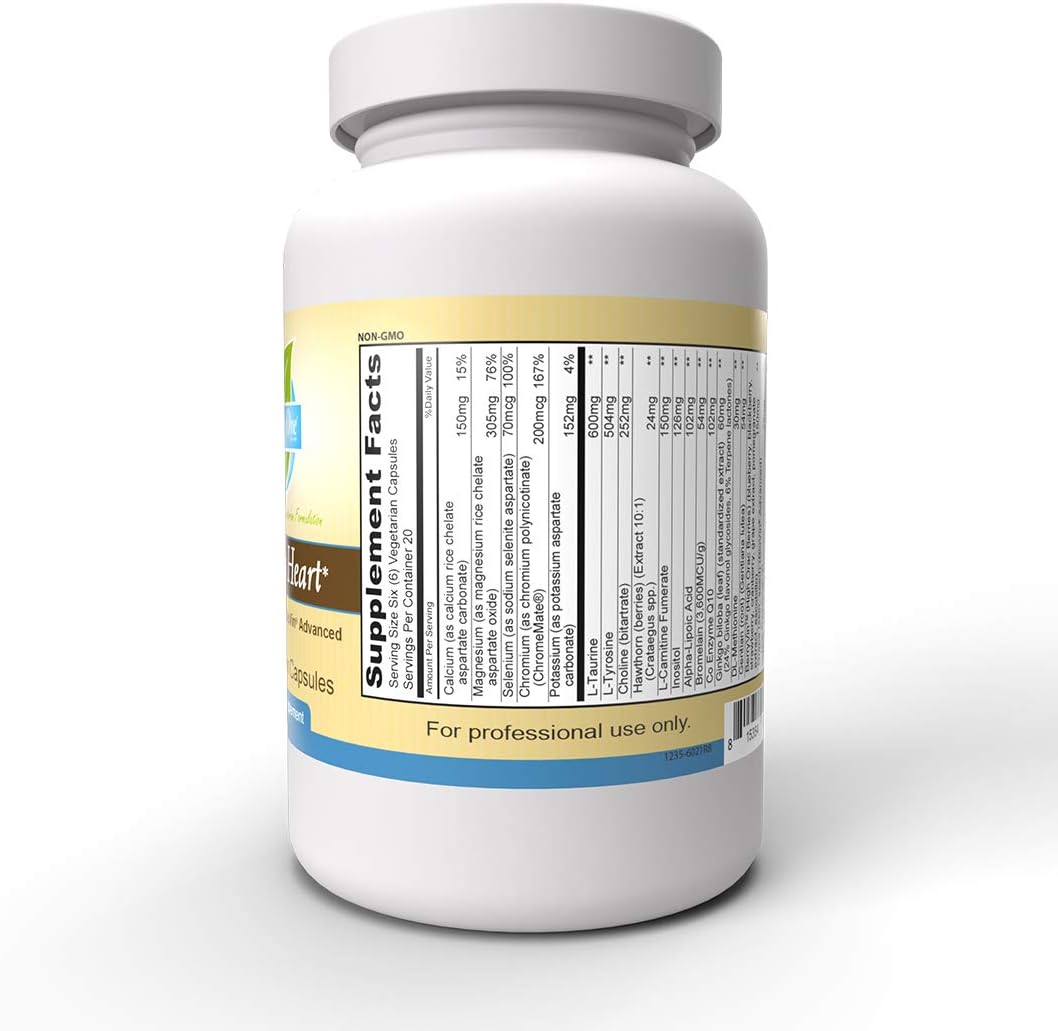 Priority One Vitamins Healthy Heart Support - 120 Vegetarian Capsules for Cardiovascular Health*