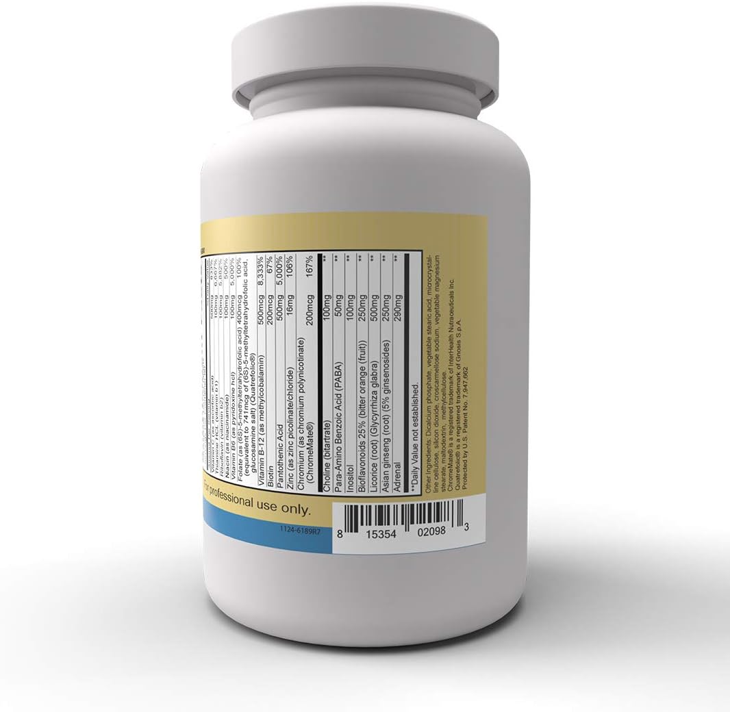 Priority One Vitamins Mega Stress 120 Tablets - B Vitamin Complex with Adrenal Support