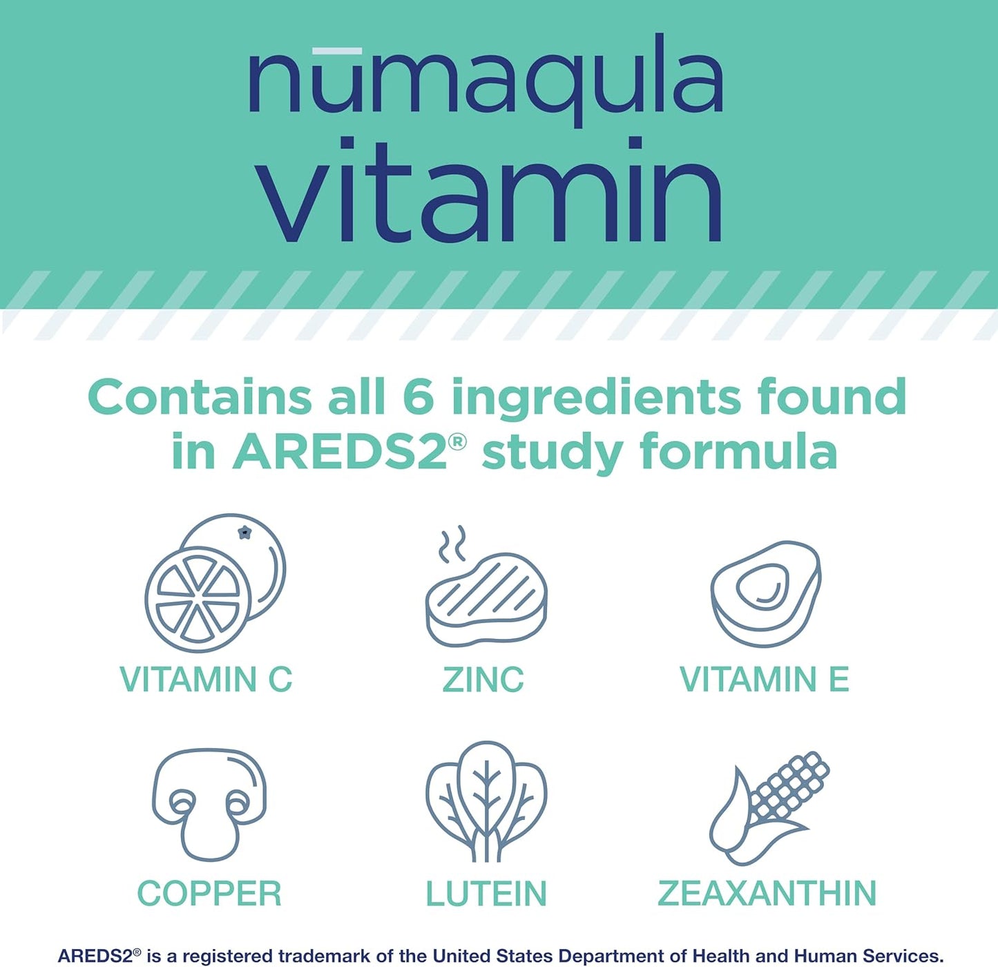 PRN nūmaqula Vitamin: Advanced Macular Support with Lutein, Zeaxanthin, B Complex, and Vitamin E - 1 Month Supply