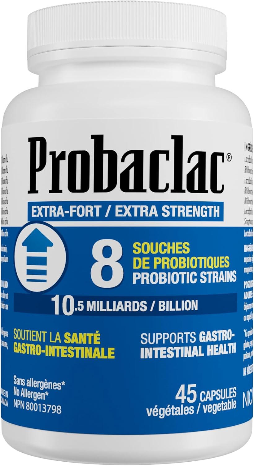 Probaclac Extra Strength Multistrain Probiotic Complex for Complete Intestinal Tract Coverage (45)