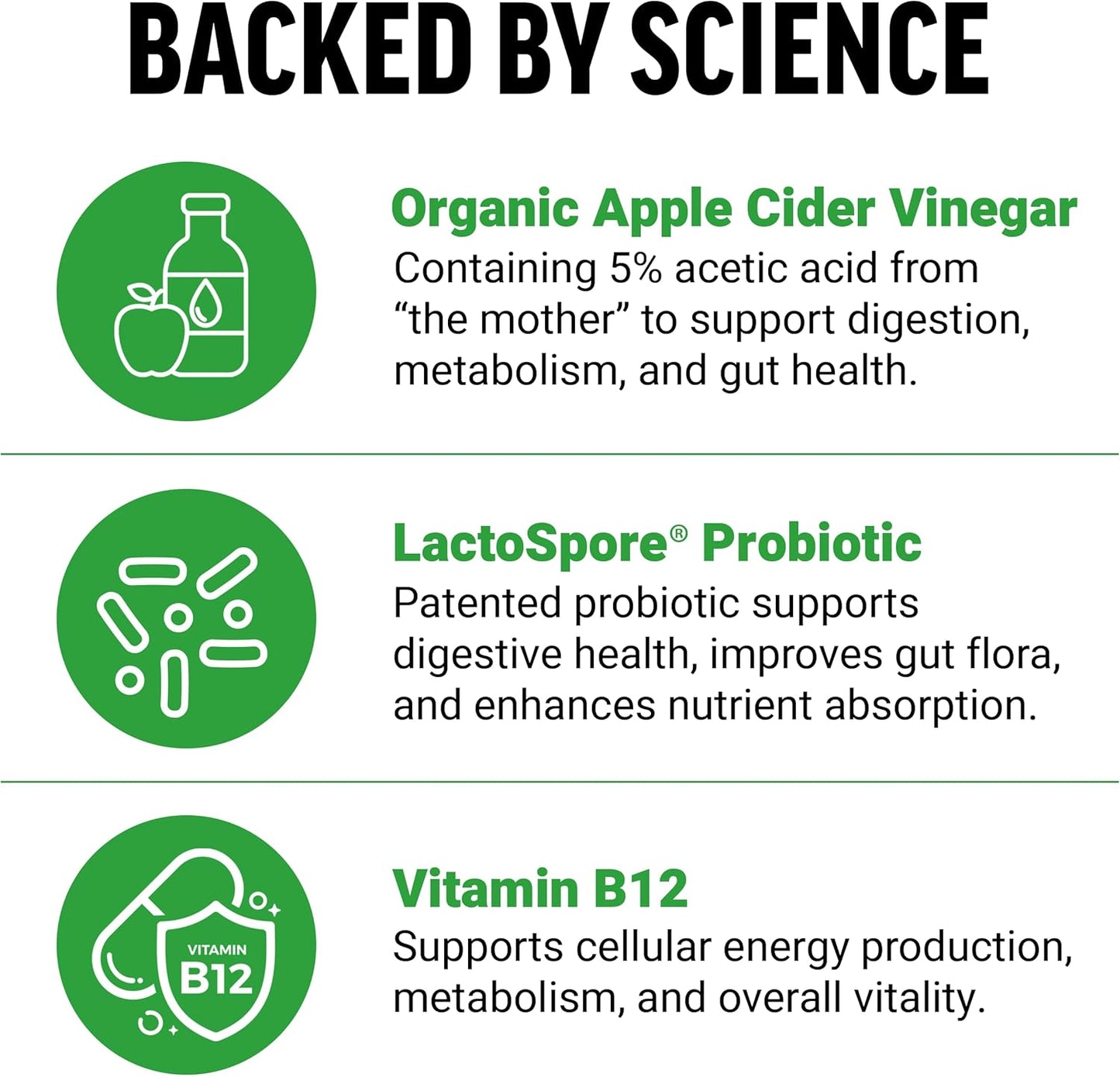 ProbioSlim Apple Cider Vinegar Gummies 2-Pack with Organic ACV, LactoSpore Probiotics, Prebiotics, 120 Gummies for Digestion & Immune Health